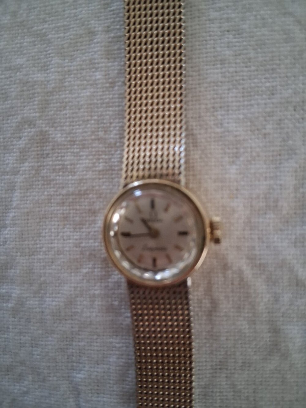 Vintage 1970's Omega Lady Matic 17 Jewels 10K Goldfilled Mechanical Ladies Watch